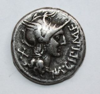 Roman Republic Silver Denarius photo