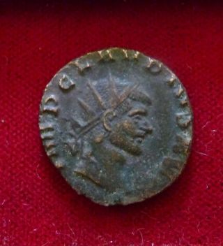 Claudius Gothicus Antoninianus Felicitas Ae 18mm 268 - 270 Ad. photo