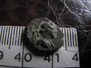 Unusual Ancient Greek Coin,  Unresearched,  Has Some Good Detail photo