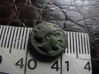 Unusual Ancient Greek Coin,  Unresearched,  Has Some Great Detail photo