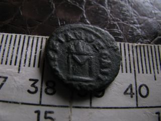 Unusual Little Ancient Roman Coin,  Unresearched,  Has Some Great Detail (b) photo