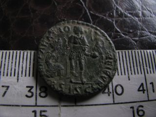 Ancient Roman Coin,  Valentinian,  Has Some Great Detail photo