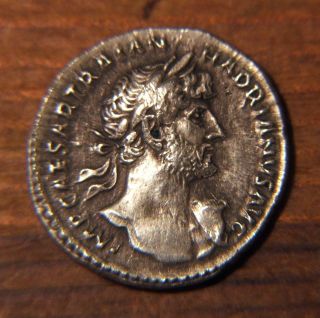 118 Ad Silver Replica Denarius - Hadrian / Concordia (choice Ef - 45) photo