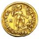 Roman Empire - Gold Coin Solidus Honorius Ravenna 393 - 423 Ad Xf Rare Coins: Ancient photo 1