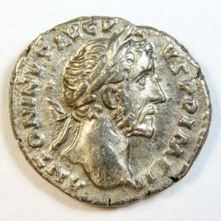 Ancient Antoninus Pius C.  138 - 161 Ad Silver Denarius St - 93 photo