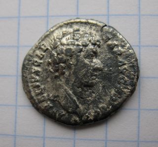 Marcus Aurelius Avrelivs Caesar Avg Pii F Cos Pietas Avg Silver Rome Denarius photo