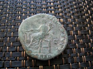 Bronze Ae Sestertius Of Commodus 177 - 192 Ad Ancient Roman Coin photo
