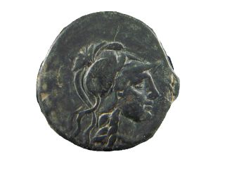 Greek Coin Ae21,  Pergamon Mysia,  2nd Century Bc,  Athena Ab009 photo