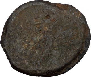 Roman Republic 225bc Janus Galley Roma Large Authentic Ancient Coin I44746 photo