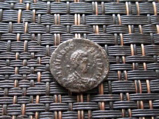 Theodosius I 379 - 395 Ad Vot In Wreath Ancient Roman Coin photo