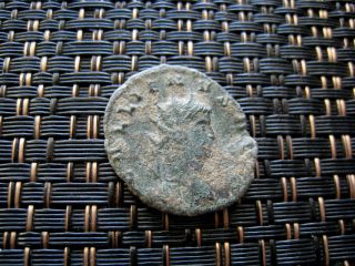 Bronze Antoninianus Of Gallienus 253 - 268 Ad Ancient Roman Coin photo