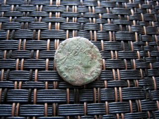 Roman Empire - Constans 337 - 350 Ad Follis Vot In Wreath Ancient Roman Coin photo