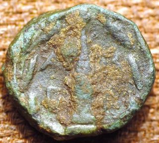 Ancient Coin.  Illyria And Central Greece.  238 - 168 B.  C photo