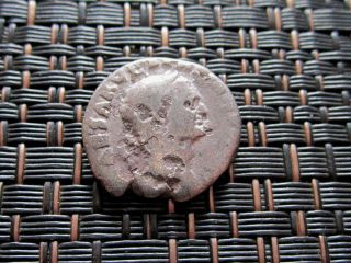 Silver Denarius Vespasian 69 - 79 Ad Ancient Roman Coin photo