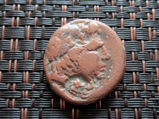 Ancient Greek Bronze Coin Unknown Very Interesting / 23mm photo