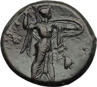 Syracuse In Sicily Under The Rule Of Pyrrhos 278bc Ancient Greek Coin I43960 photo