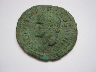 Roman Bronze Coin - As - Of Marcus Agrippa,  63 B.  C.  - 12 B.  C. photo