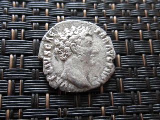Silver Denarius Of Marcus Aurelius 161 - 180 Ad Ancient Roman Coin photo