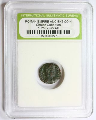 Slabbed Roman Empire Ancient Coin C.  250 - 375 A.  D.  Choice A100 photo