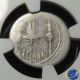 32 - 31 Bc Roman Imperatorial Marc Antony Legionary Leg Iii Ar Denarius Ngc Vg Coins: Ancient photo 3