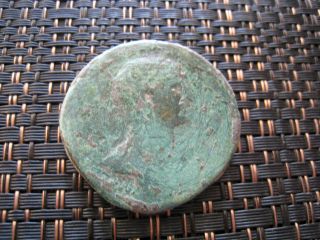 Bronze Ae Sestertius Of Hadrian 117 - 138 Ad Ancient Roman Coin photo