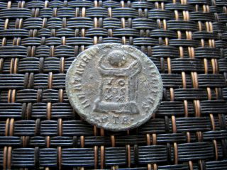 Follis Constantine The Great 307 - 337 Ad Votis In Altar Ancient Roman Coin photo