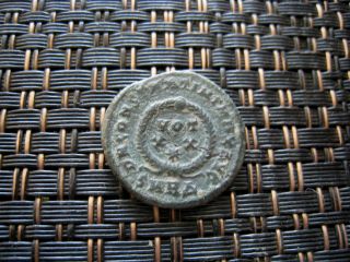 Follis Constantine The Great 307 - 337 Ad Vot In Wreath Ancient Roman Coin photo