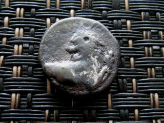 Chersonesos In Thrace 386 - 338 Bc Hemidrachm Ancient Greek Silver Coin Lion photo