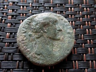 Bronze Ae As Of Antoninus Pius 138 - 161 Ad Rome Ancient Roman Coin photo