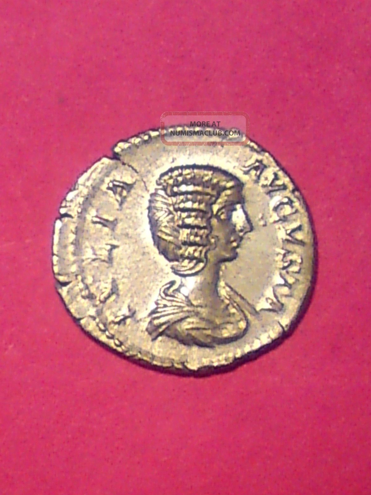 Roman Coin Of Julia Domna - Silver Denarius