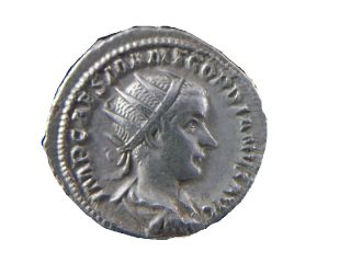 Roman Ar Silver Denarius Of Emperor Gordian Iii,  Antioch 238 - 244 Ad 70005 photo