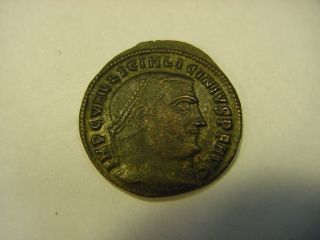 , Ae 23 Licinius I (308 - 324) Bronze Follis,  Roman Coin,  Vf,  /ef - 23mm; 3.  6 G photo