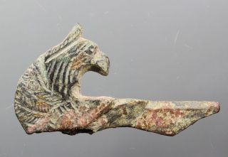 Griffin,  Knife Handle,  Sacrifice,  Bronze,  Roman Imperial,  1.  - 3.  Century A.  D. photo