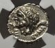 Roman Republic L.  Memmius Galeria Silver Brockage Denarius (106 Bc) - Ngc Xf 5/3 Coins: Ancient photo 3