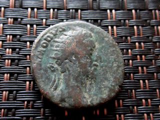 Bronze Ae Dupondius Of Commodus 177 - 192 Ad Ancient Roman Coin photo
