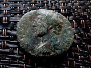 Bronze Ae As Of Marcus Aurelius 161 - 180 Ad Ancient Roman Coin photo