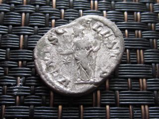 Silver Ar Denarius Of Julia Soaemias Mother Of Elagabalus Ancient Roman Coin photo