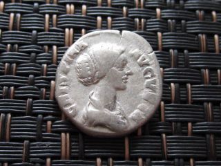 Silver Denarius Of Crispina 177 - 182 Ad Wife Of Commodus Venus Ancient Roman Coin photo