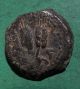 Tater Judaea Hasmoneans Ae18 Herod Agrippa 3 Barley Ears & Umbrella Coins: Ancient photo 1