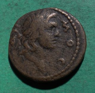 Tater Roman Provincial Ae22 Coin Time Of Caracalla Quasi Autonomous Demos photo