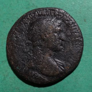 Tater Roman Imperial Ae Dupondius Coin Of Trajan Salvs photo