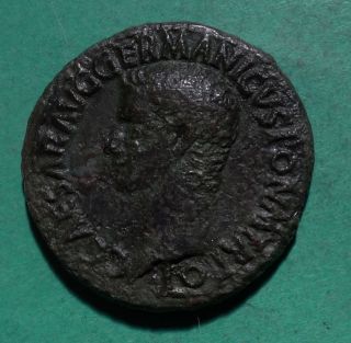 Tater Roman Imperial Ae As Coin Of Caligula Vesta photo