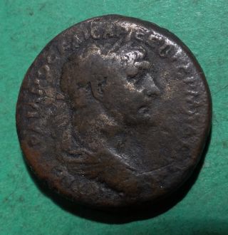 Tater Roman Provincial Ae25 Coin Of Trajan Syria Cyrrhestica Cyrrhus Zeus photo