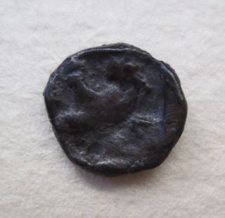 Greek Silver Obol Samaria Ancient Coin Archaeology photo