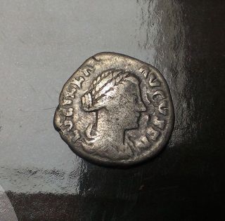 Antique Coin Silver Lucilla Roman Denarius 164 – 169 A.  D 0126 photo