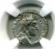 Roman Empire Commodus,  Ad 177 - 192,  Ar - Denarius,  Ngc Ch Vf 4/5,  3/5 Coins: Ancient photo 2