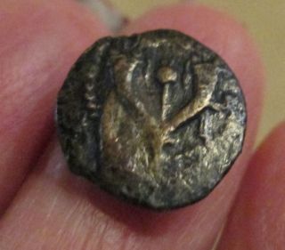 Ancient Coin John Hyrcanus I (yehohanan) King Of Judaea 135 - 104 B.  C.  E Ungraded photo
