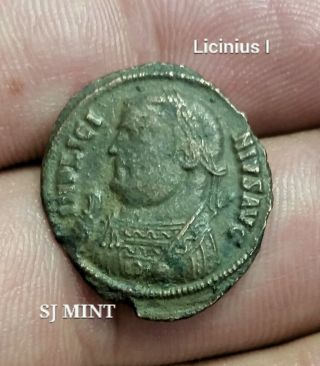 Licinius I 308 - 324 Ad Follis - Ancient Roman Imperial photo