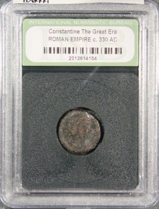 C.  330 A.  D.  Constantine The Great Roman Empire Era Coin (n/r) Aa13 photo