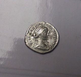 Antique Coin Silver Lucilla Roman Denarius 164 – 169 A.  D 0138 photo